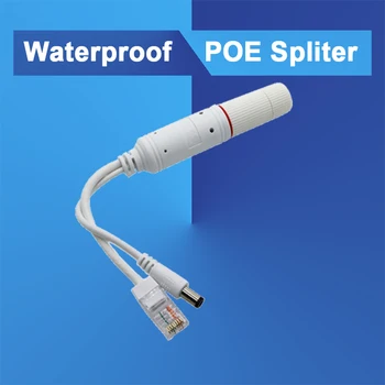 10 шт. POE Spliter Waterprrof с видеобалуном + адаптер питания Кабель питания Модуль питания Инжектор от 48 В до 12 В для удлинителя IP-камеры
