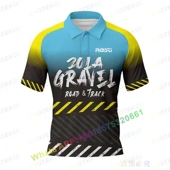 2022 Новая летняя мужская рубашка-поло Велосипедная джерси Футболка F1 Racing с коротким рукавом Модная спортивная рубашка для фитнеса