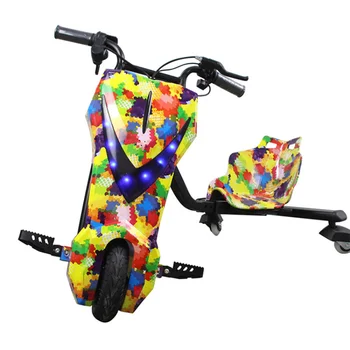 3 колеса Детский скутер Алюминиевый сплав Дрифт Трайк Электрические скутеры