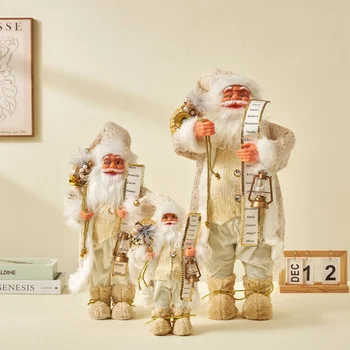30/45 труба Санта-Клаус украшенные рождественские украшения С Новым годом праздник украшение дома