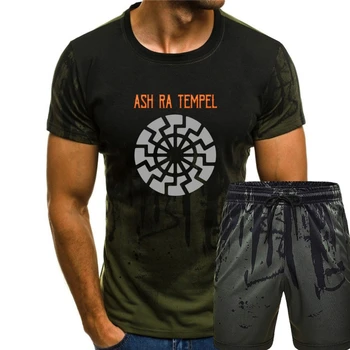 Ash Ra TempleФутболка с трафаретной печатью рубашка с коротким рукавом хлопковая мужская футболка