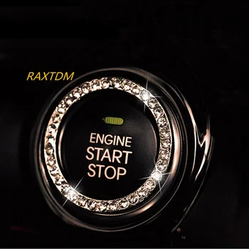 Crystal Кольцо ключа для запуска двигателя и остановки зажигания для Saab 9-3 9-5 9000 93 900 95 aero 42250 42252 9-2x 9-4x 9-7x