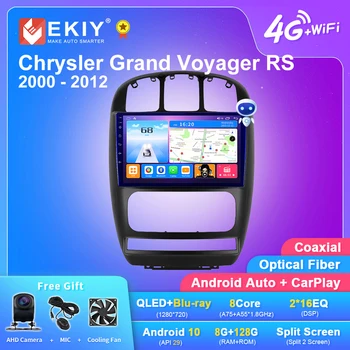 EKIY T7 Android Авто Радио Для Dodge Caravan 4 Для Chrysler Grand Voyager RS 2000 - 2012 Стерео Мультимедийный Плеер 2din Carplay