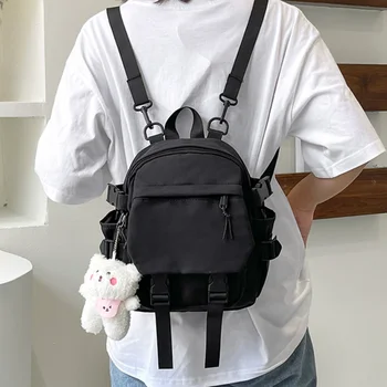 Fashion Kawaii Mini Рюкзак Женская сумка через плечо для девочек-подростков Многофункциональные маленькие сумки Женские школьные рюкзаки Travle