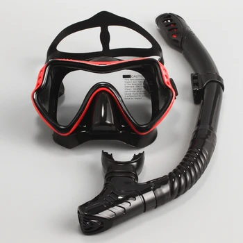 JSJM Новая профессиональная маска для дайвинга Трубка Силиконовые очки для дайвинга Снорклинг Дайвинг Подводное плавание с аквалангом Взрослый унисекс Снаряжение для дайвинга