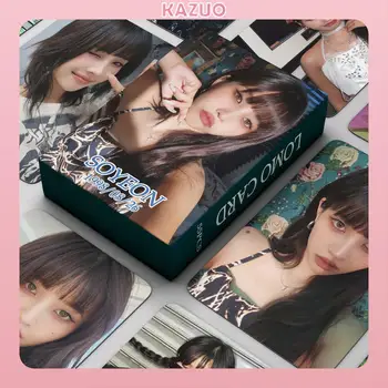 KAZUO 55 шт. (G)I-DLE Soyeon Album Ломо Карта Kpop Фотокарточки Серия открыток