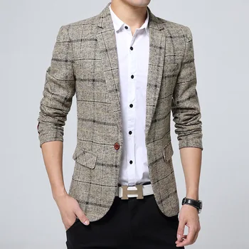 Lin2643-Приталенный деловой профессиональный костюм с повседневным пиджаком