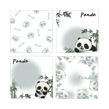 Popular Panda Опубликовал это Стикеры для заметок Клейкий блокнот для заметок Блокнот Школьные канцелярские принадлежности для детей Студенты Подарок в школу