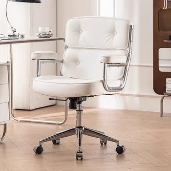 Rolling Designer Офисные стулья Письменный стол Nordic Floor с высокой спинкой Офисные стулья Мобильная работа Silla De Escritorio Компьютерный стул WJ30XP