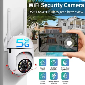 Smart WiFi Внутренняя камера с двойной антенной Умный дом Защита безопасности Видеонаблюдение Supprt Двусторонняя аудио Мобильная камера движения
