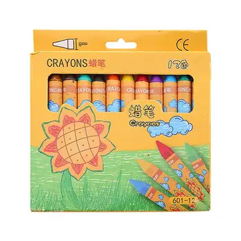  Безопасные для детей мелки 24 штуки Коробка для карандашей Граффити Создание цвета Художественные мелки без запаха Школьные принадлежности Экологически чистый