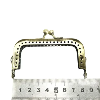 Высокое качество 8,5 см 10,5 см 12,5 см 15,5 см Металлическая рамка для кошелька Kiss Clasp Lock Frame для DIY Craft Кошелек Сумка Клатч Сумка Аксессуары