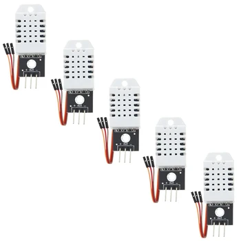  Датчик температуры и влажности для Arduino, для Raspberry Pi - включая соединительный кабель, 5 штук Простая установка