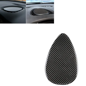 Для BMW Mini Cooper F56 F55 F54 F57 Центральная консоль Крышка вентиляционного отверстия Наклейка из углеродного волокна Панель приборов Отделка панели приборов