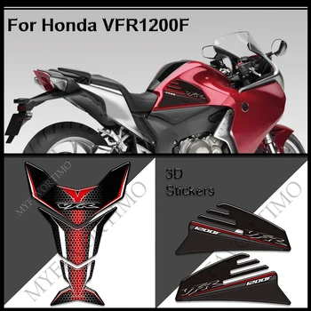 Для Honda VFR1200F VFR 1200 F Наклейки для мотоциклов Подушка бака Боковые ручки Газ Мазут Набор Наколенники VFR1200 аксессуары