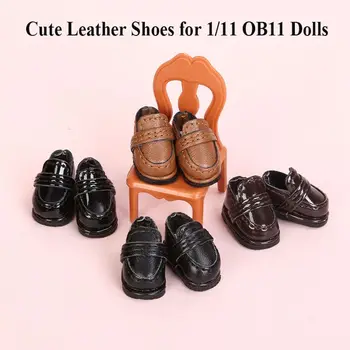 Для obitsu11GSCbody9OB11 для 1/11 OB11 Милые кукольные сапоги ручной работы Новая повседневная кожаная обувь Воловья кожа Куклы Обувь