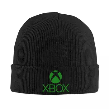 Классический логотип Xboxs Чепчик Шляпа Вязаные Шапки Мужчины Женщины Мода Унисекс Игра для взрослых Геймер Подарки Теплая Зима Skullies Шапки Кепки