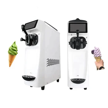 Коммерческая машина для мороженого, небольшой стол большой емкости, машина для замороженного йогурта с одним вкусом