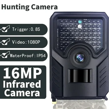  Мини Охотничья Камера След IP54 Водонепроницаемый 16 МП 1080P PIR Инфракрасный Камера ночного видения Дикая природа Камера наблюдения Отслеживание Монитор Камера