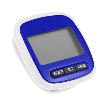 Многофункциональный светодиодный дисплей карманный шагомер Счетчик шагов (синий)