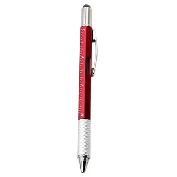 Многофункциональный складной стилус шариковой ручки 4-в-1 (фонарик + поддержка) для планшета и мобильного телефона
