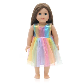Наряды для кукол подходят 17-18 дюймов Одежда для рождения ребенка 43 см Кукла Reborn Модное платье Куклы Аксессуары DIY Подарок на день рождения