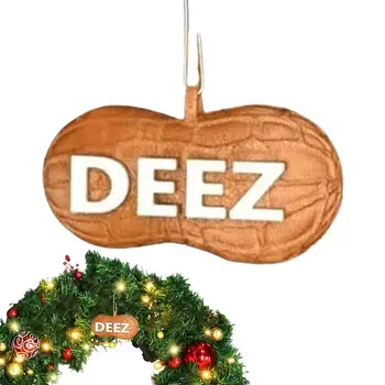  орех рождественская елка украшения арахисовая рождественская елка повесить украшения 2D акриловые подвесные украшения для стены окна двери автомобиля