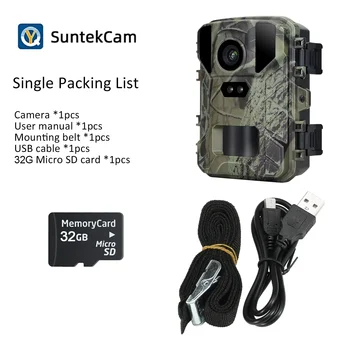 Портативный прибор ночного видения - Mini800 Камера наблюдения за дикой природой с 2,0-дюймовым экраном и инфракрасной охотничьей камерой ночного видения