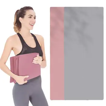 Складной коврик для фитнеса для йоги Tpe Yoga Meditation Pad Противоскользящий дышащий коврик для гимнастики для пилатеса Амортизирующий для домашнего тренажерного зала Q8y7