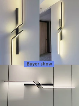 Современный минималистичный настенный светильник без проводов решетка настенный светильник зарядка минималистичная полоса спальня прикроватная гостиная фоновая стена T